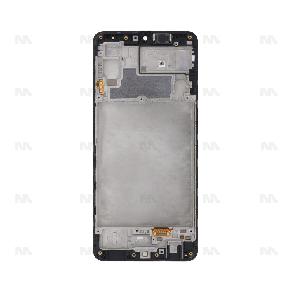 Display e Digitizer con Cornice per Samsung Galaxy M22 M225F Nero OLED Flessibile Ricambio