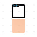 Samsung Galaxy Z Flip6 F741B Back Cover Set With Lens Peach OEM