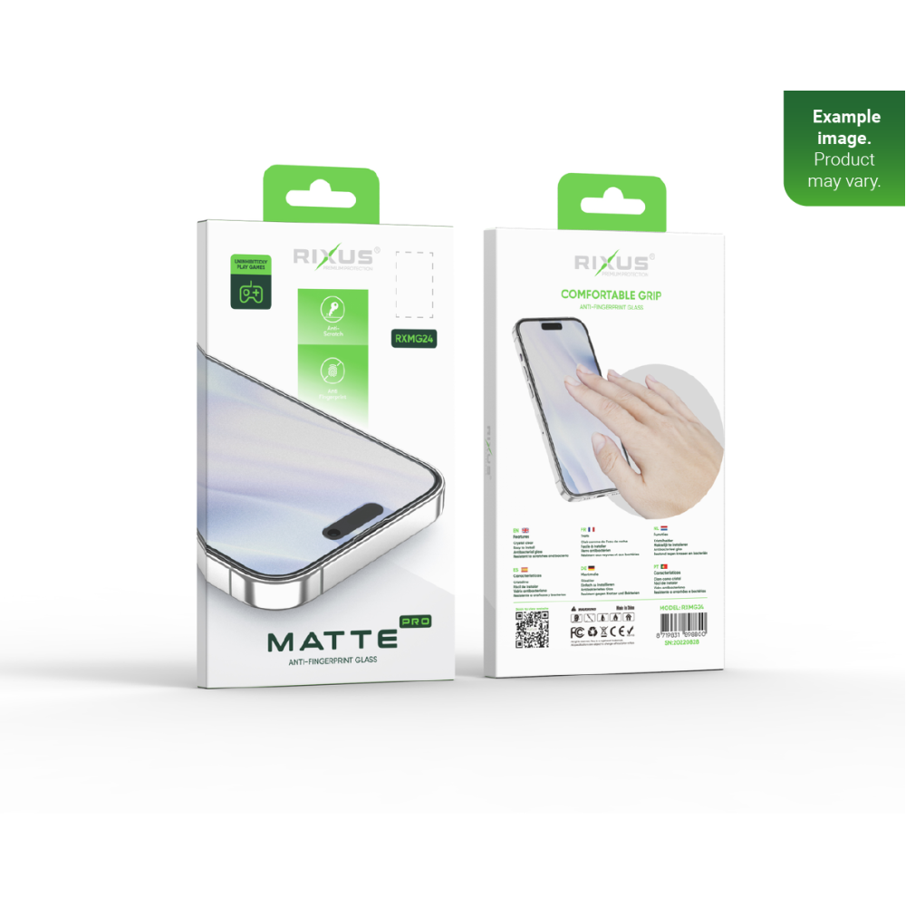 Rixus Matte Tempered Glass For Apple iPhone 15 Plus