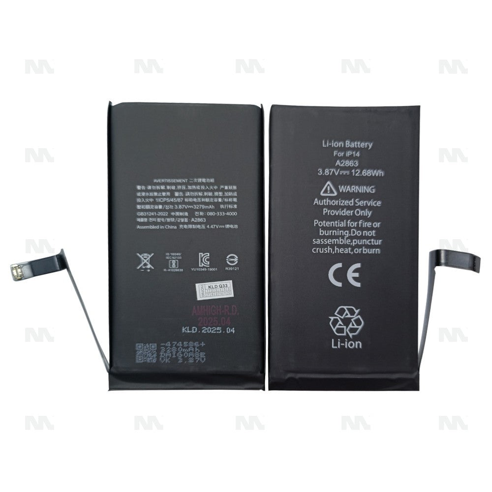 For iPhone 14 Run Diagnostics Battery OEM