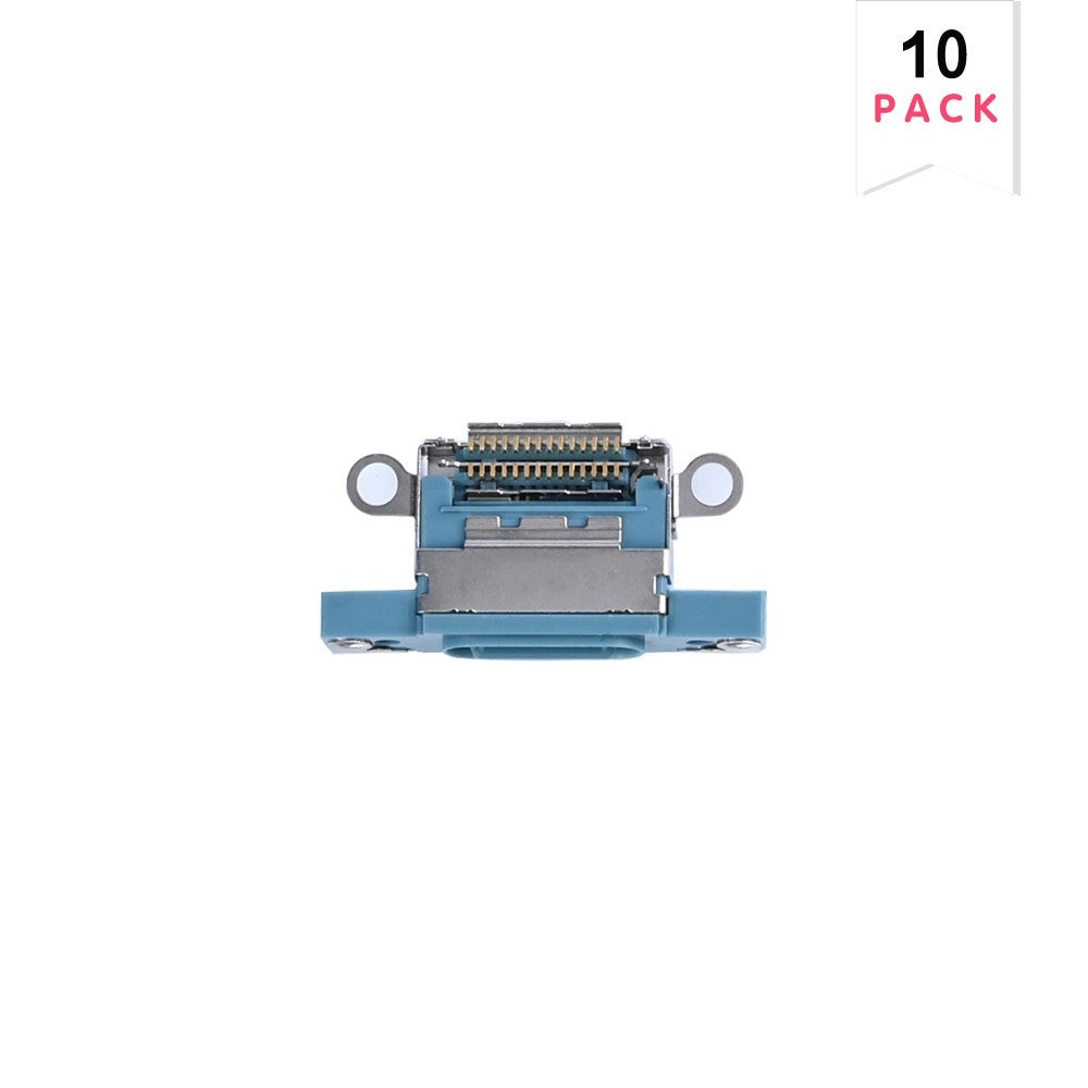 For Apple iPhone 16, 16 Plus System Charging Port Teal (10pcs)