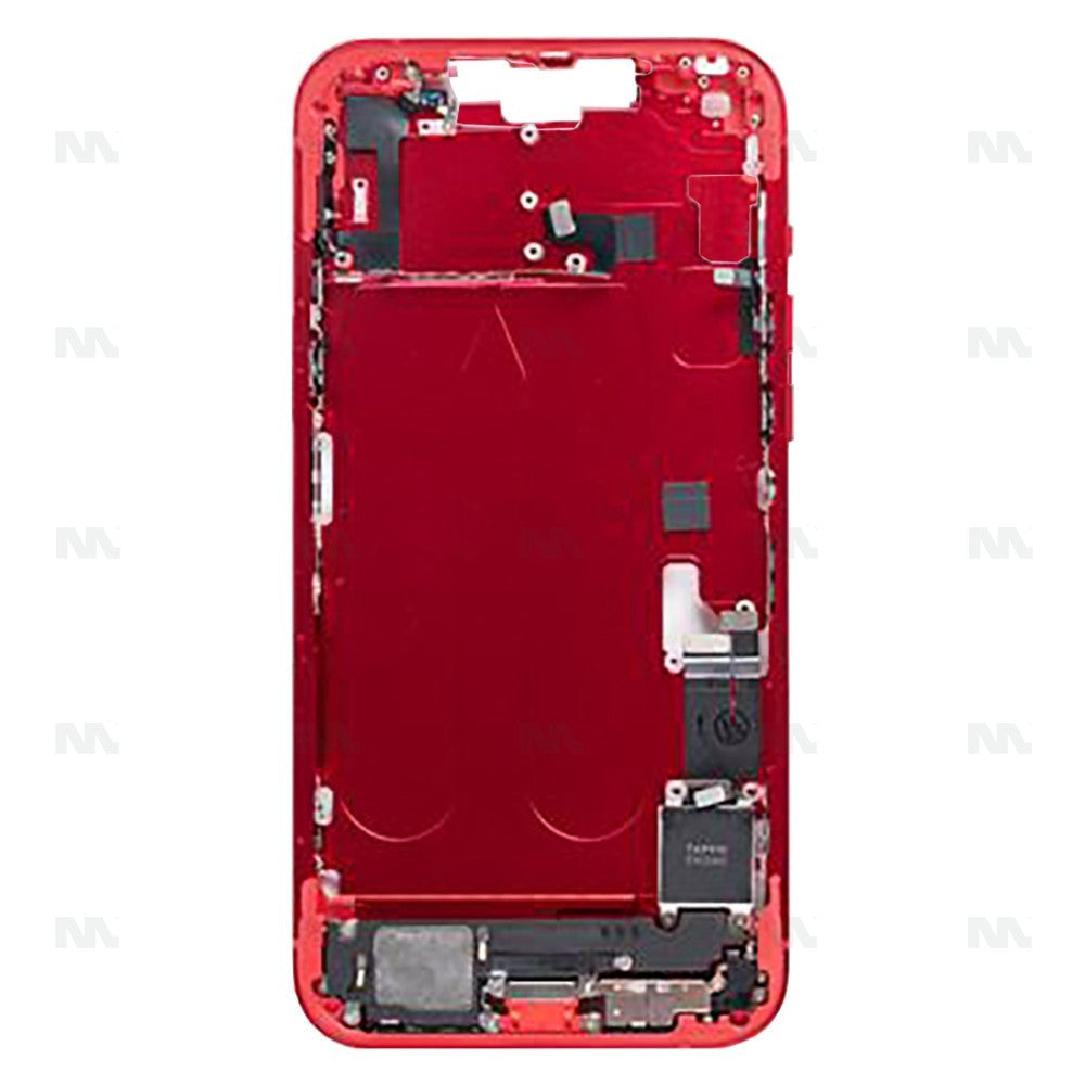 For iPhone 14 Plus Complete Housing Incl. All Small Parts Without Battery And Back Camera Red