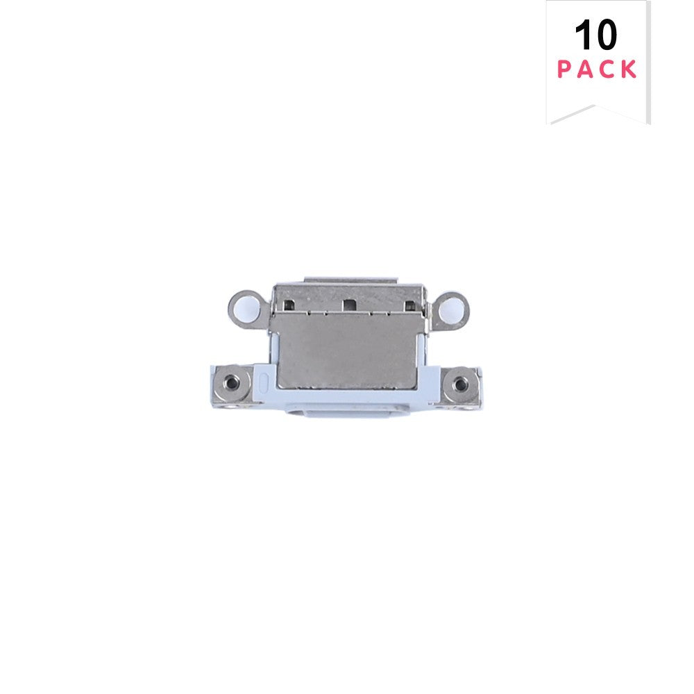 For Apple iPhone 16, 16 Plus System Charging Port White (10pcs)