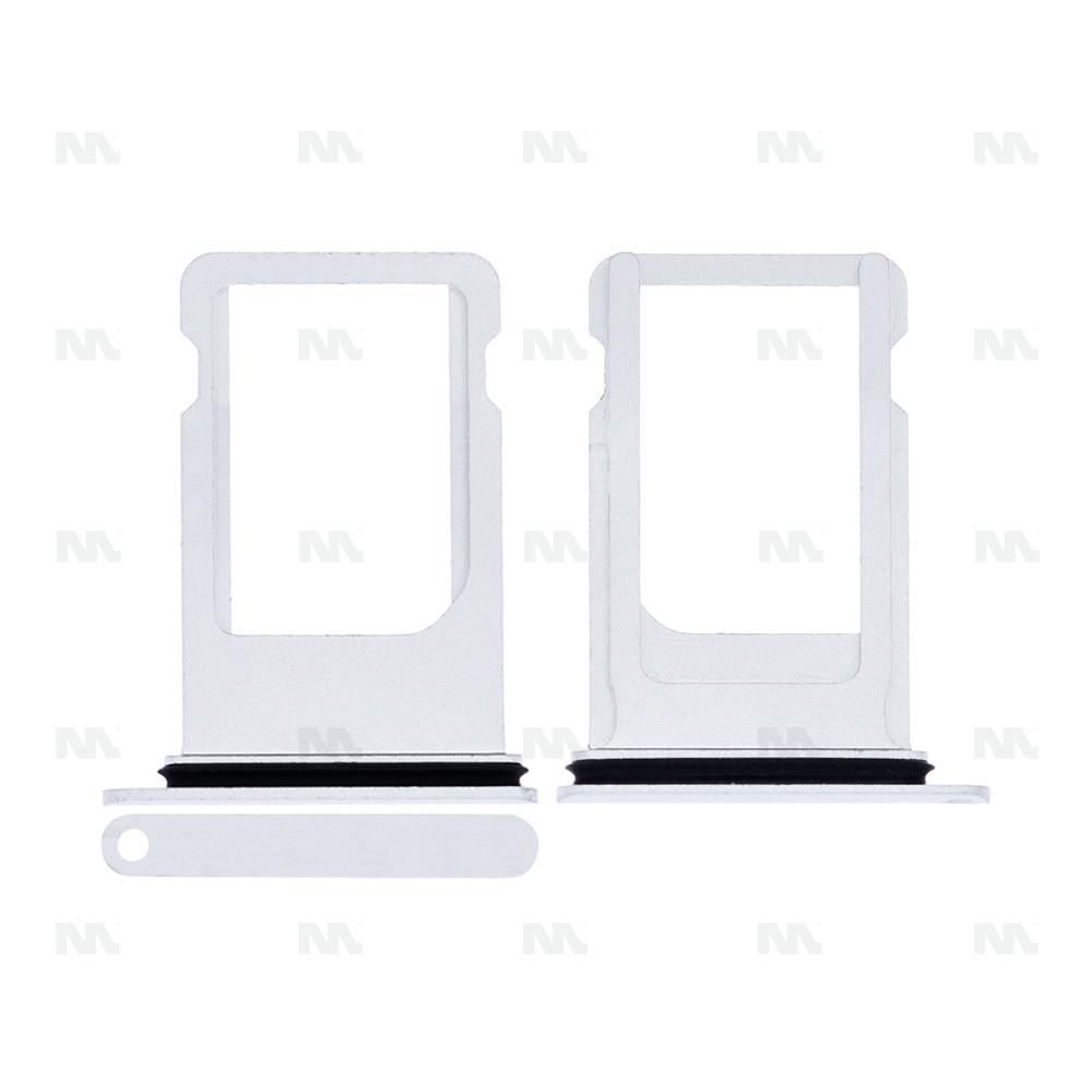 SIM-Kartenhalter für Apple iPhone 8 Plus Silber - Ersatzteil, SIM-Fach