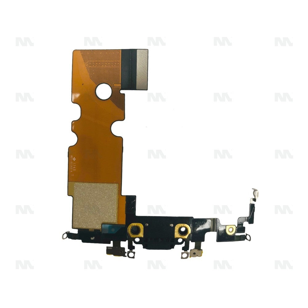 Flex Cavo di Ricarica Sistema per Apple iPhone 8 Nero Ricambio OEM