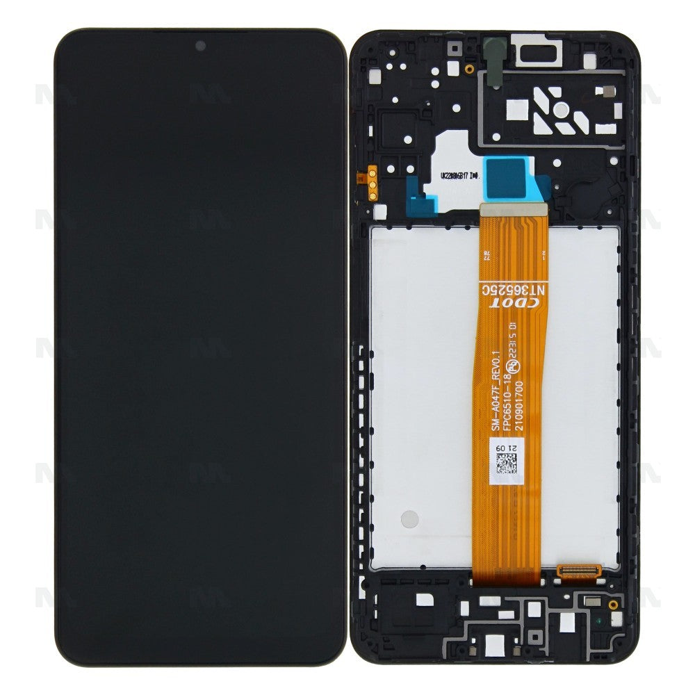 Samsung Galaxy A04S A047F Display And Digitizer With Frame Black Full OEM