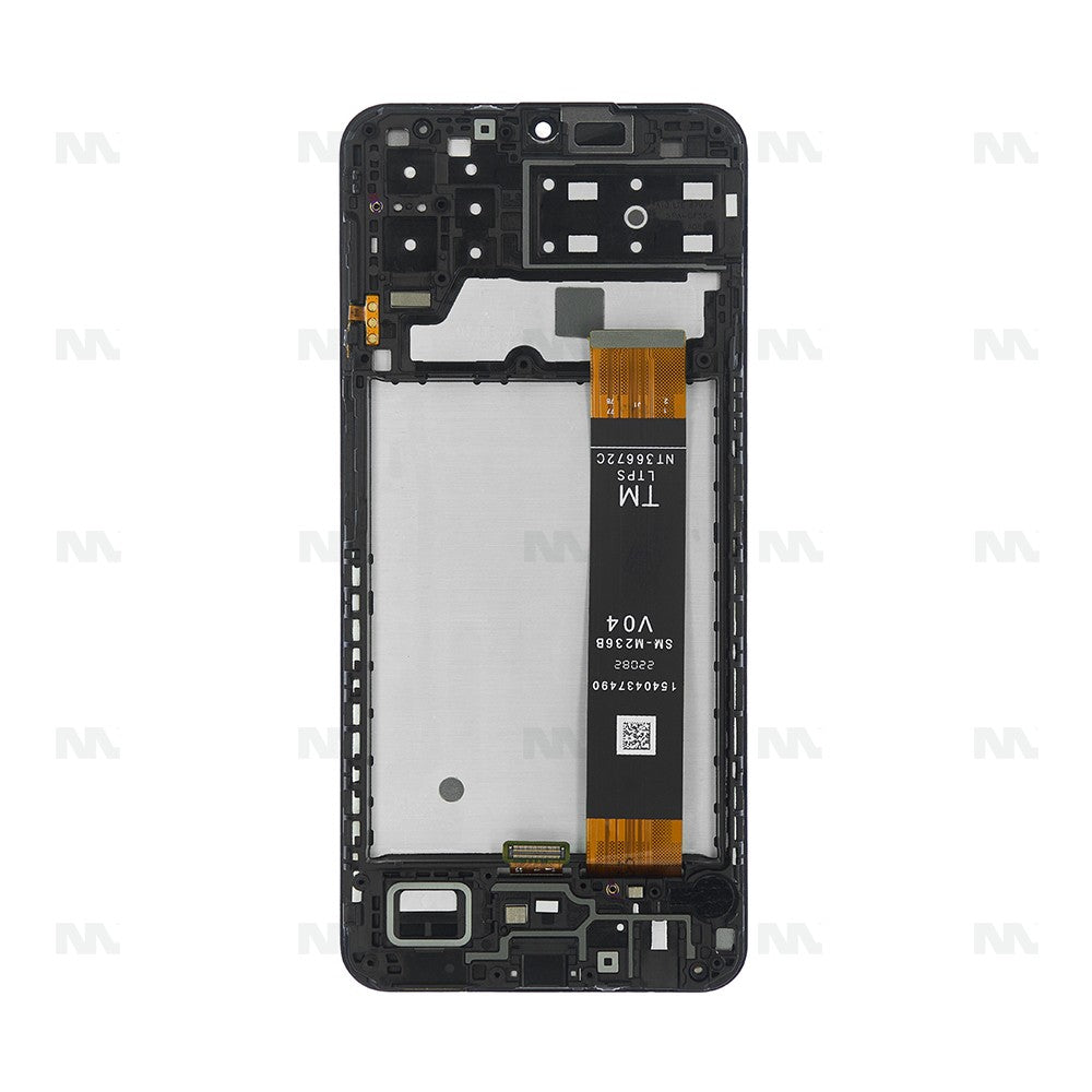 Display e Digitizer con Cornice Samsung Galaxy M23 5G M236B (Versione Flex CSOT) Ricambio Nero