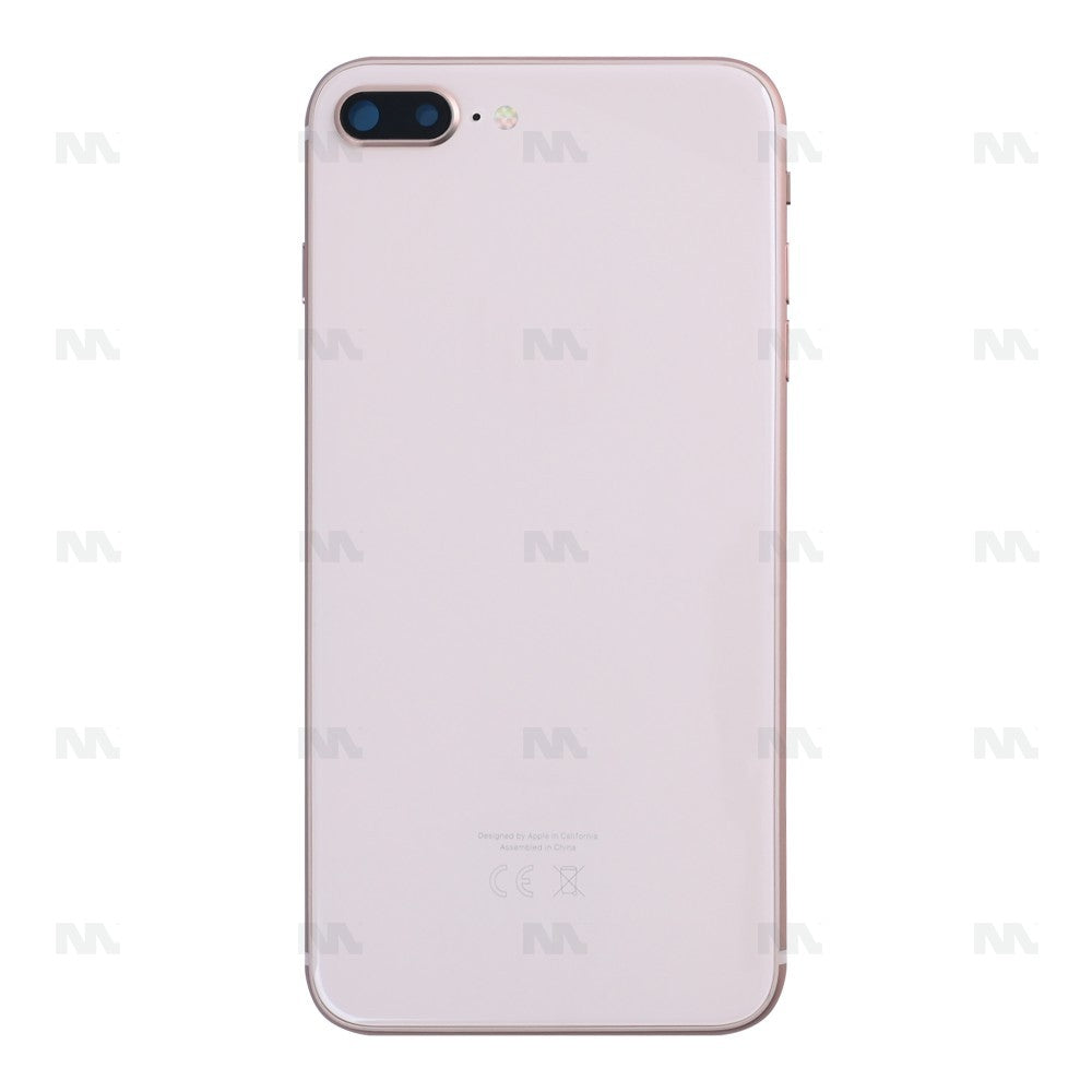 Coque Apple iPhone 8 Plus Or Rose avec Petites Pièces Compatible Pièce de Rechange