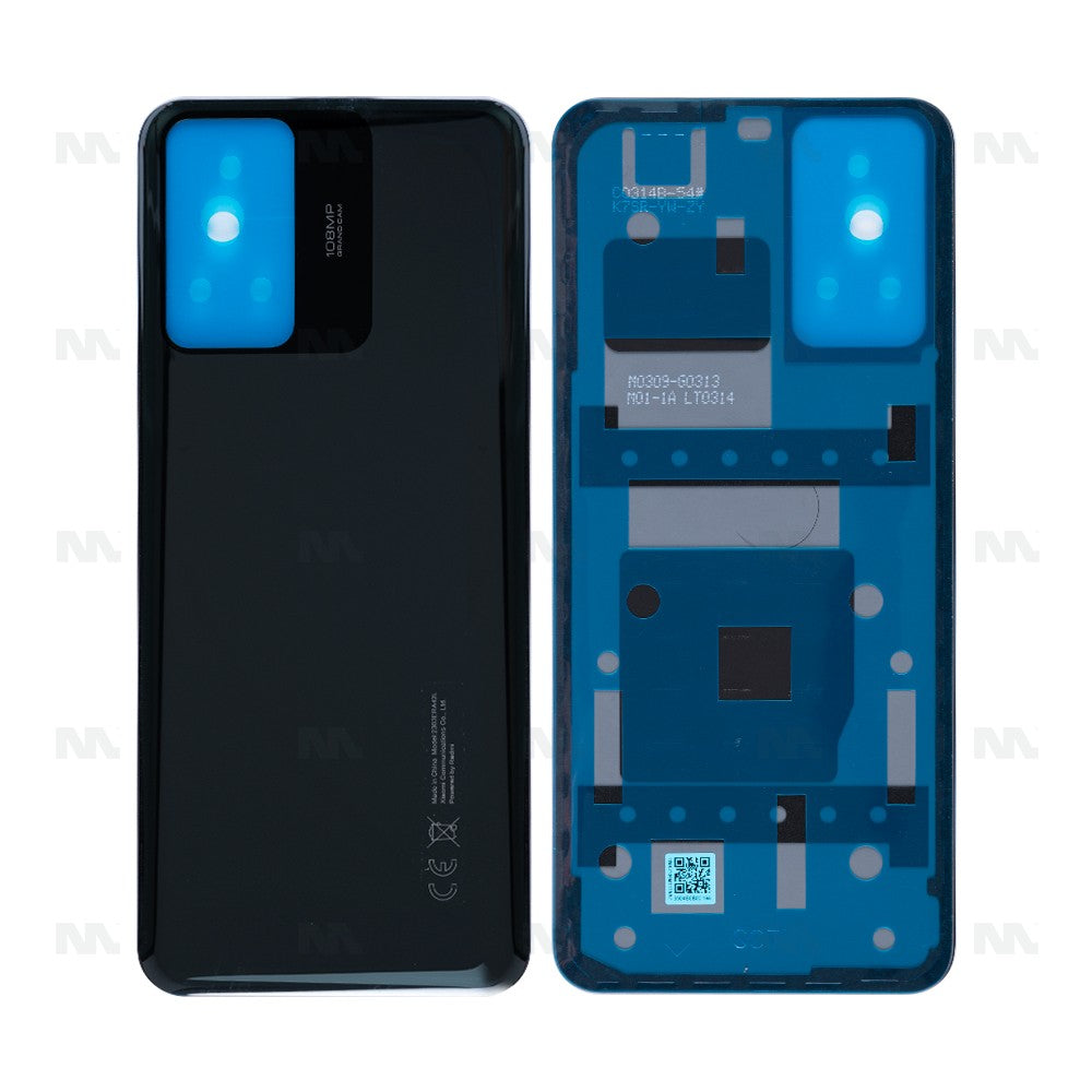 Xiaomi Redmi Note 12S Back Cover Without Lens Onyx Black OEM