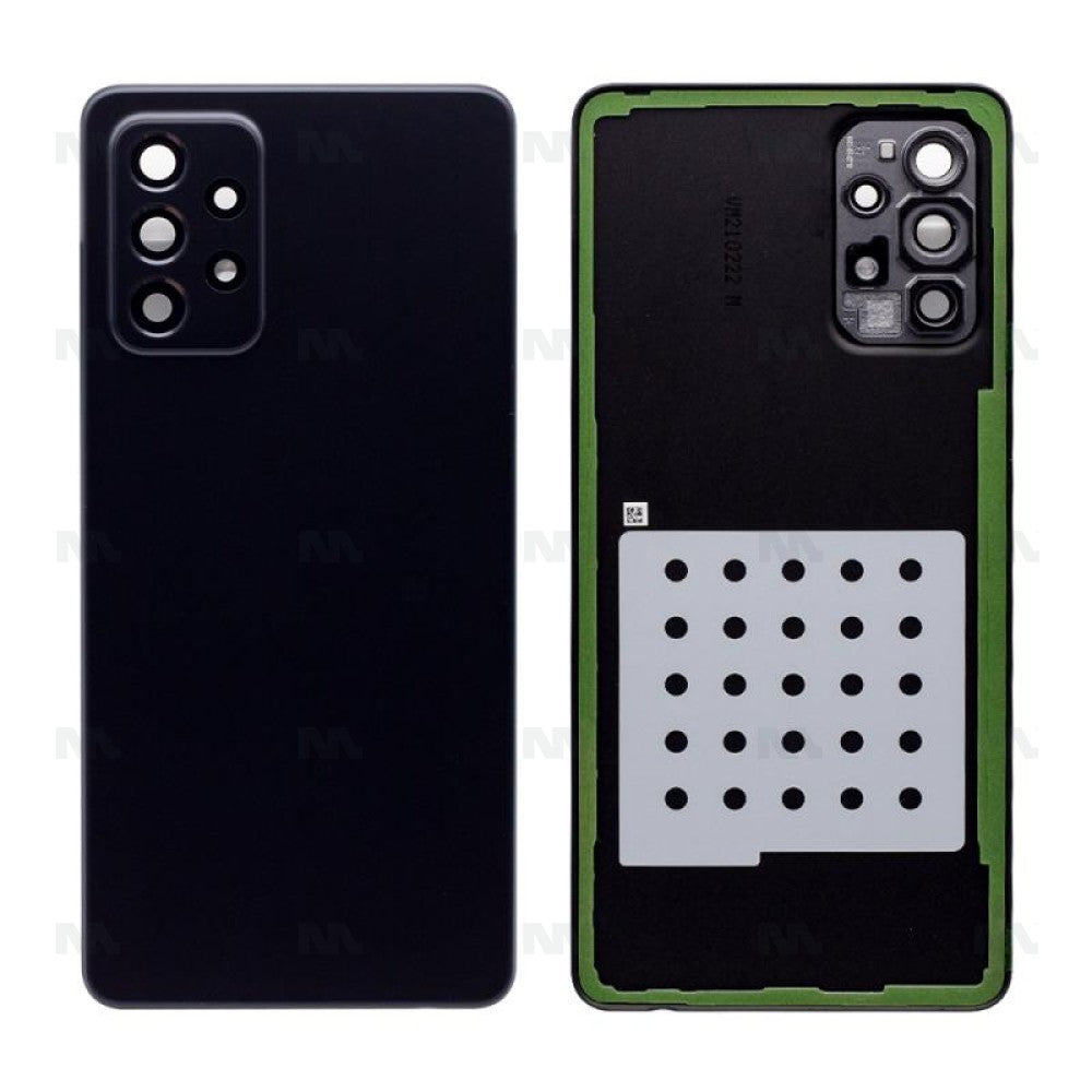 Cover Posteriore Samsung Galaxy A72 A725F Nero OEM con Lente Ricambio