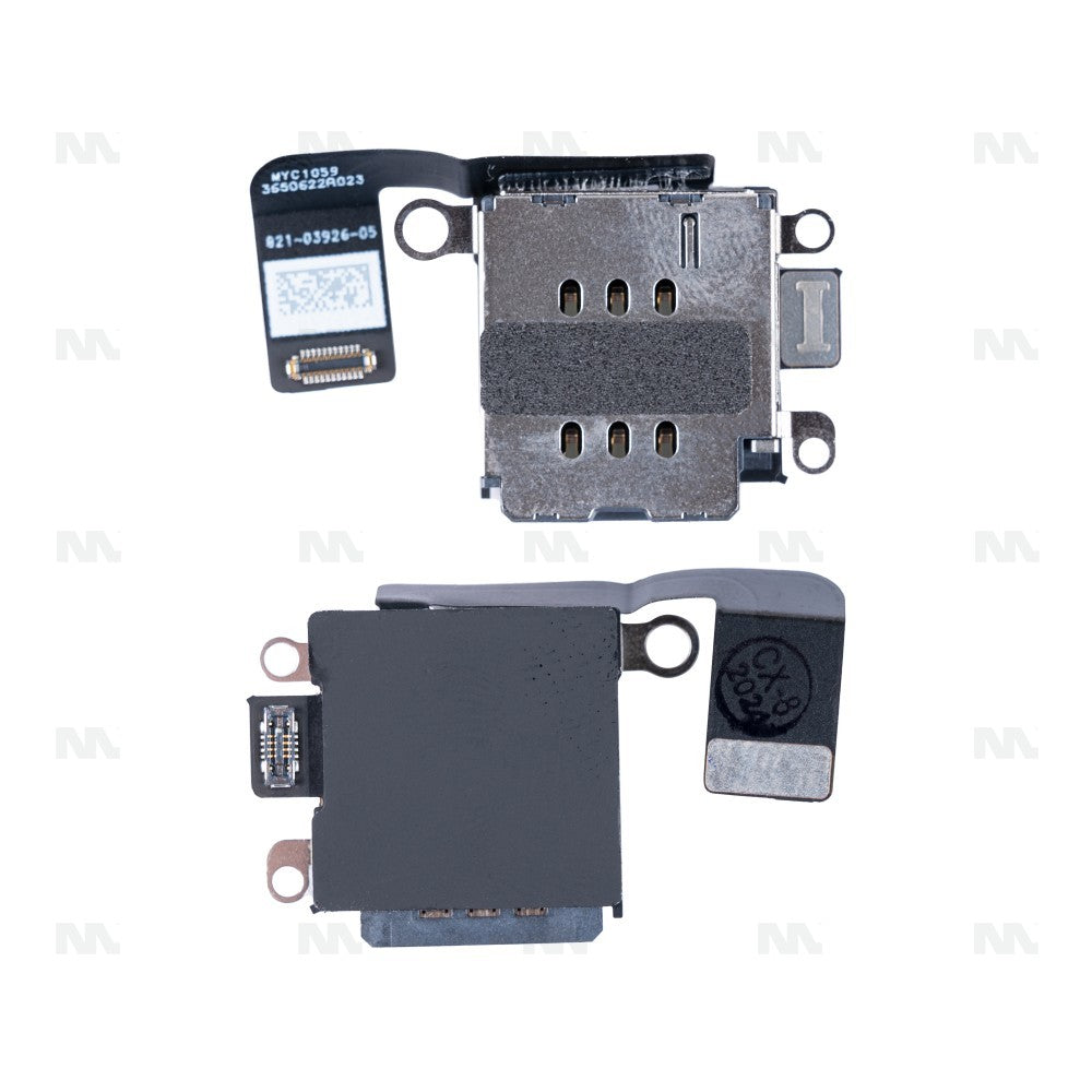 For Apple iPhone 14, 14 Plus Dual Sim Card Reader With Flex Pulled