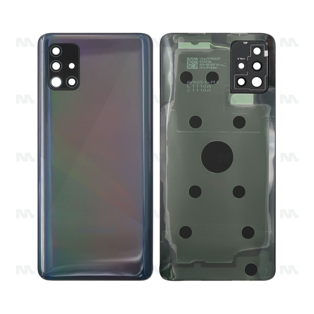 Samsung Galaxy A51 A515F Rückseite mit Prisma-Linse Ersatzteil Schwarz OEM