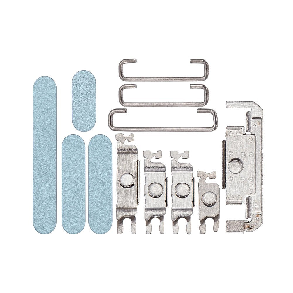 For iPhone 16, 16 Plus Side Button Set (4 Pcs) Teal