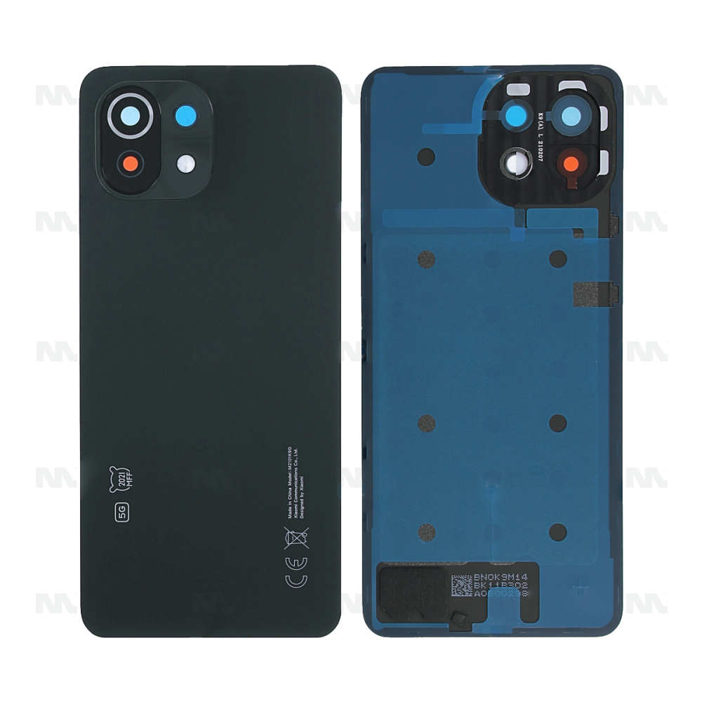 Xiaomi Mi 11 Lite 5G Back Cover With Lens Truffle Black OEM