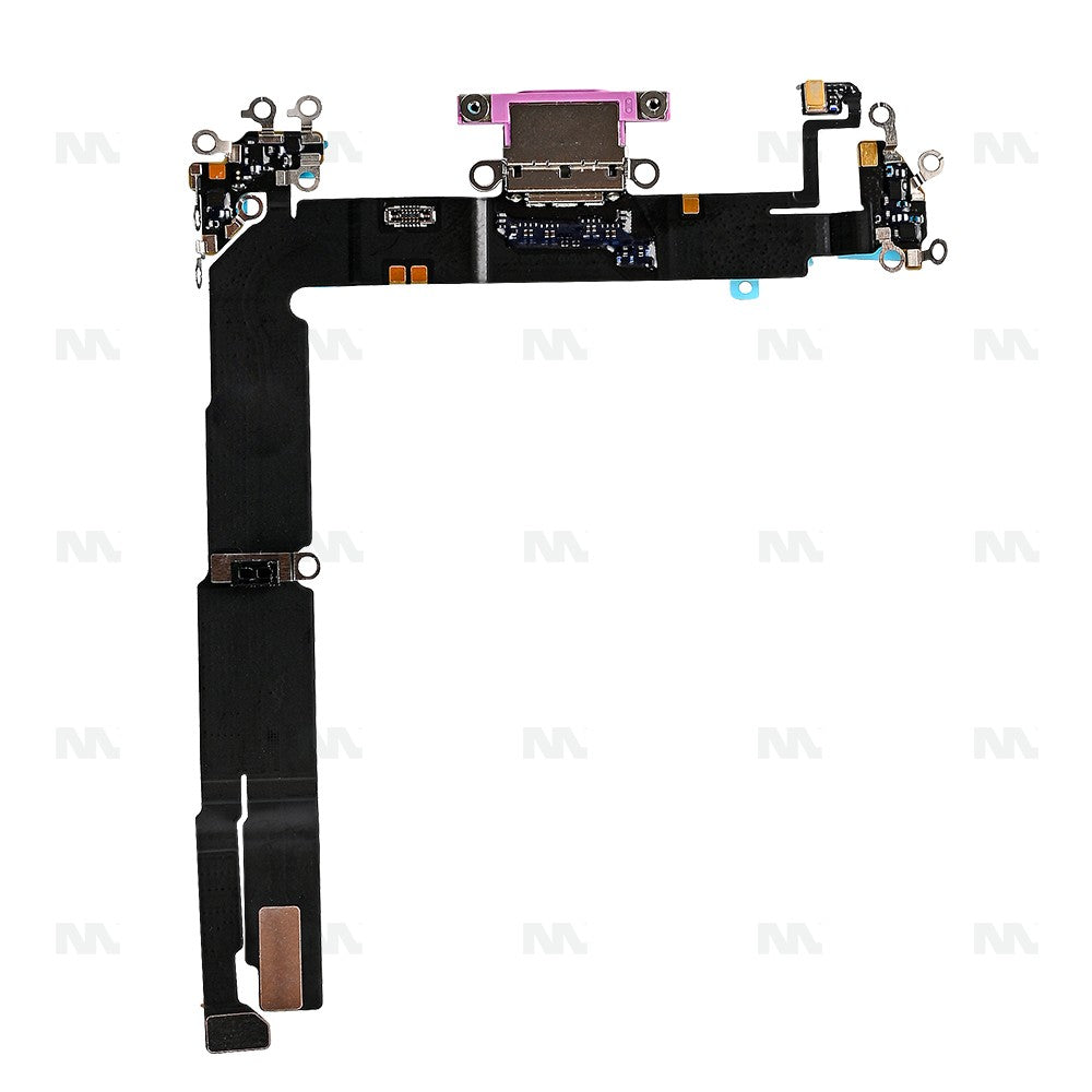 For Apple iPhone 16 Plus System Charging Board Pink Pulled