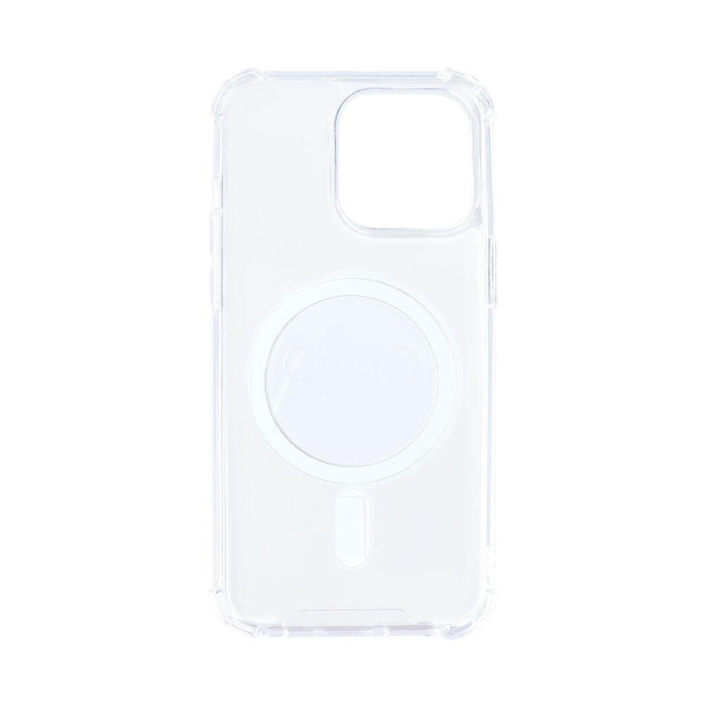 Rixus Anti-Burst Case With Magsafe For Apple iPhone 13 Pro Max Transparent