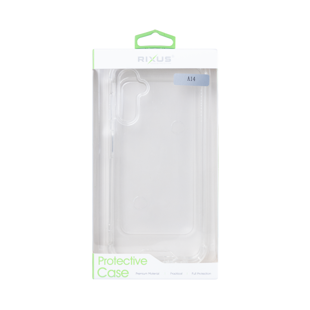Capa Antirruptura Rixus Transparente para Samsung Galaxy A14 5G - Estojo Protetor Substituição