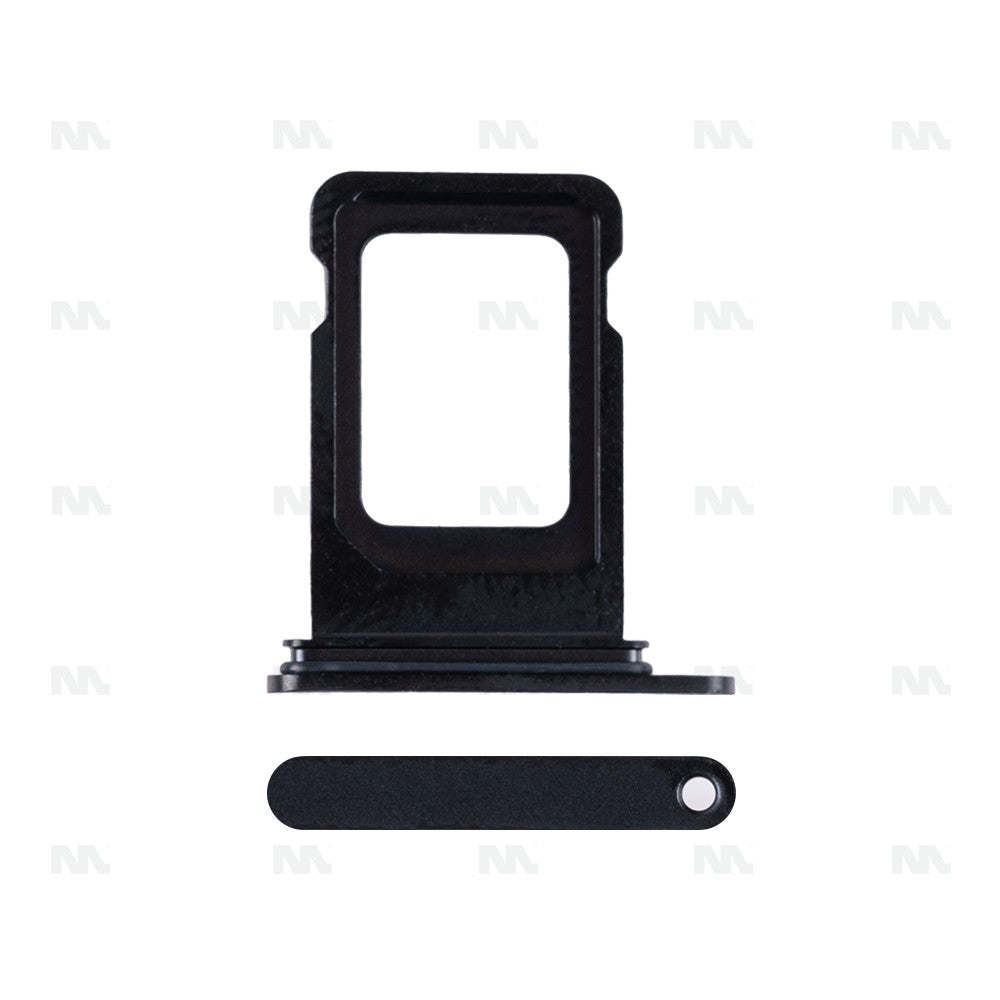 For Apple iPhone 15 Pro, 15 Pro Max Sim Card Holder Black Titanium Pulled