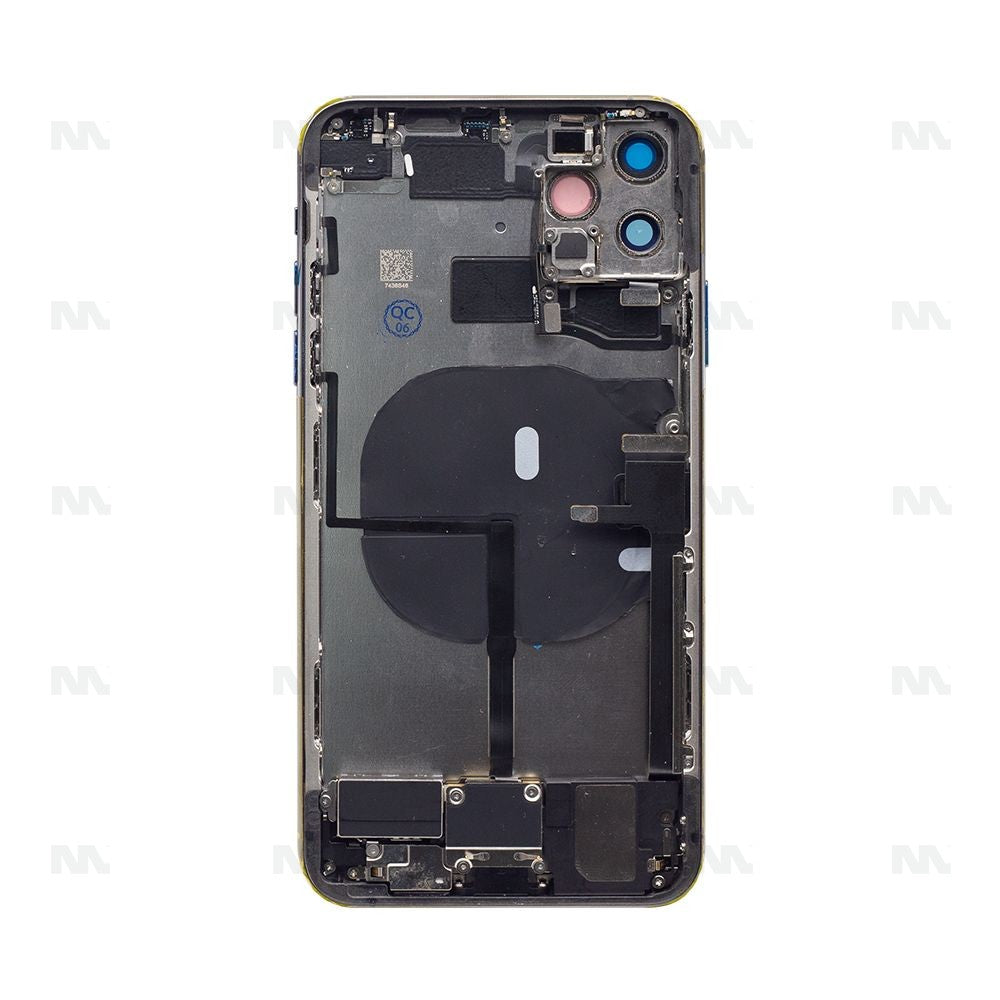 Carcasa Completa iPhone 11 Pro Max Negra con Piezas Pequeñas Incluidas Sin Batería ni Cámara Trasera Repuesto