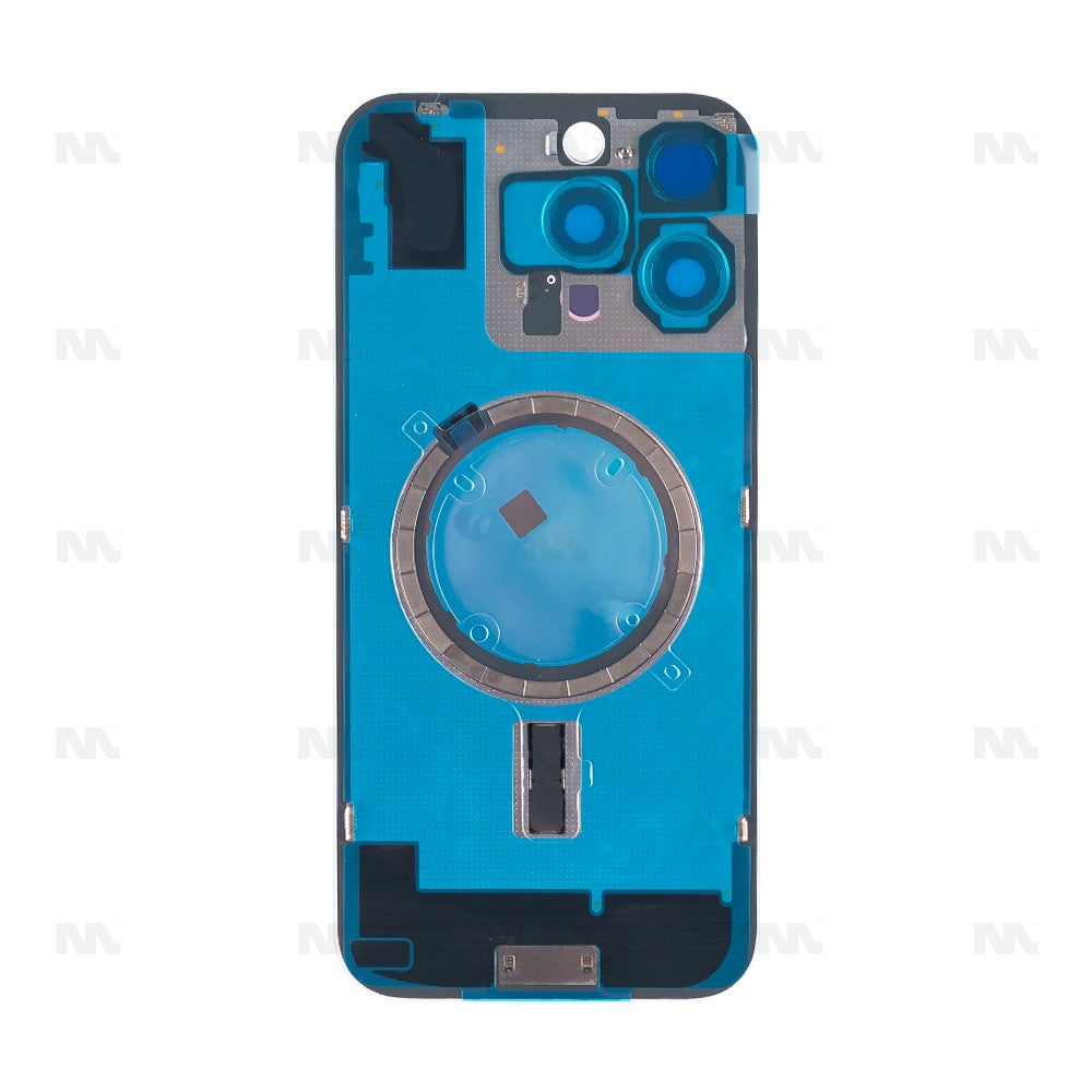 For iPhone 16 Pro Max Extra Glass Without NFC, Enlarged Camera Frame White Titanium