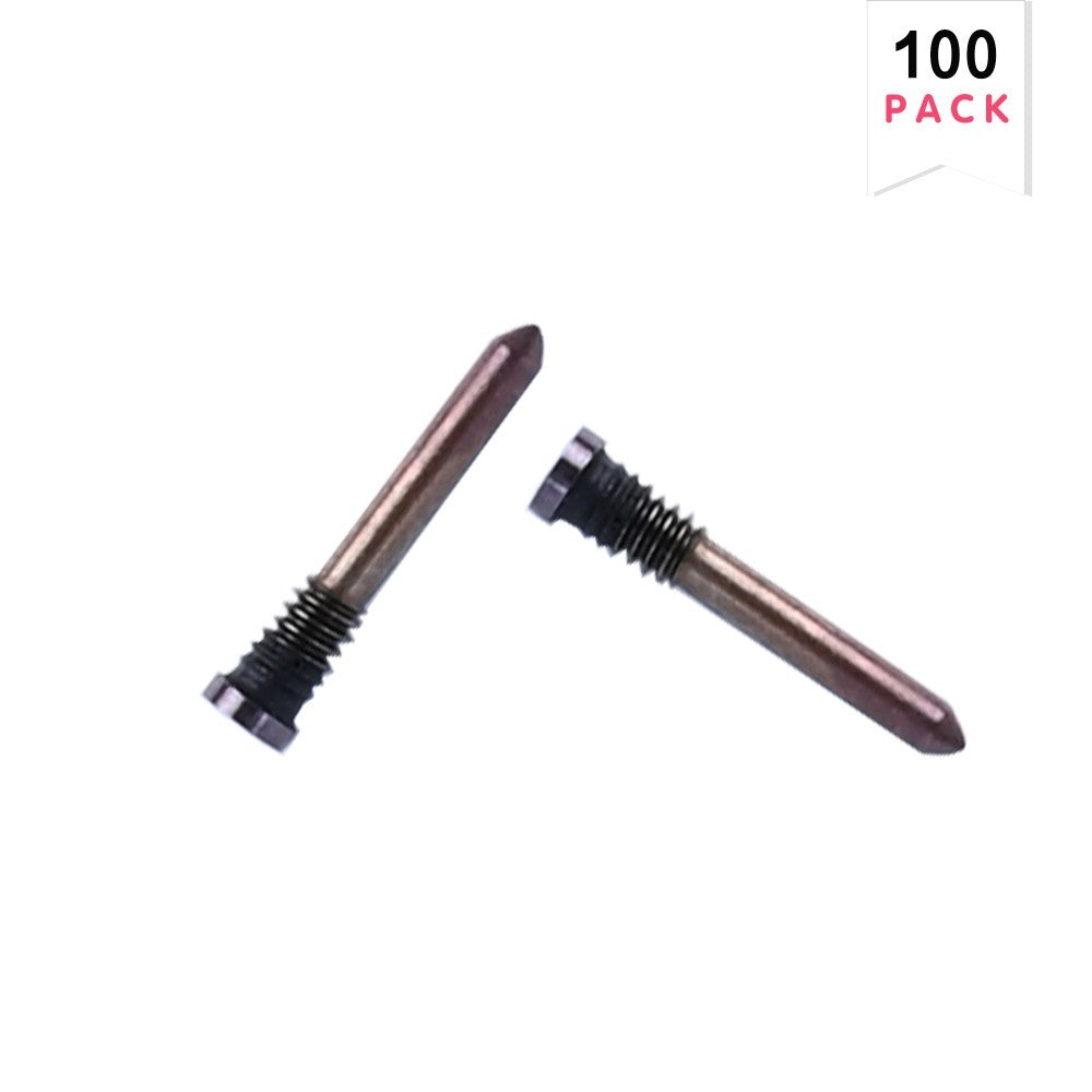 For iPhone 16 Pro, 16 Pro Max Bottom Screws Gold (100-Pack)