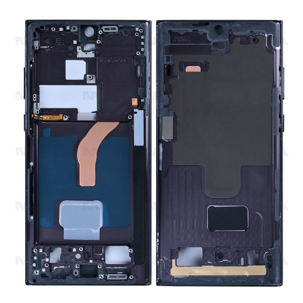Samsung Galaxy S22 Ultra 5G S908B  Middle Frame Phantom Black OEM