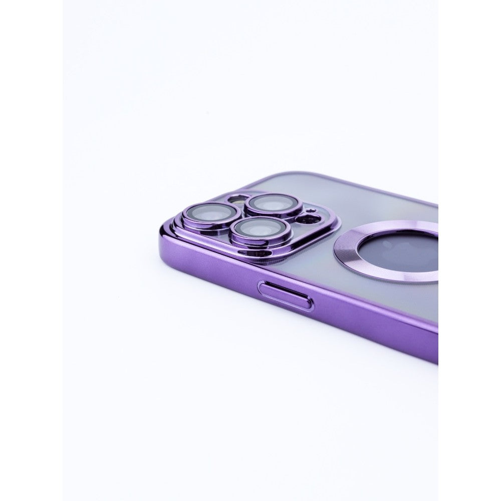 NY Glossy Phone & Camera TPU Case For iPhone 13 Pro - Transparent Blue