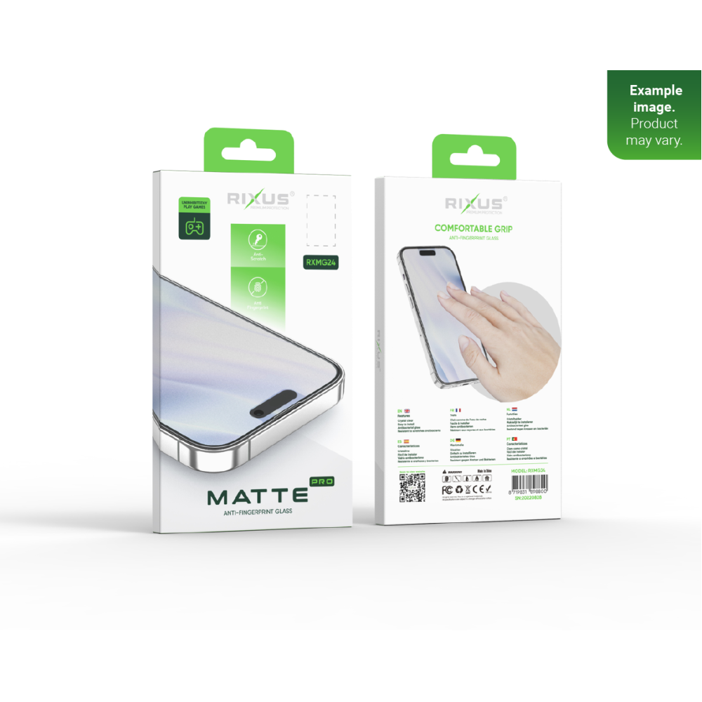 Rixus Matte Tempered Glass For Apple iPhone 13, 13 Pro