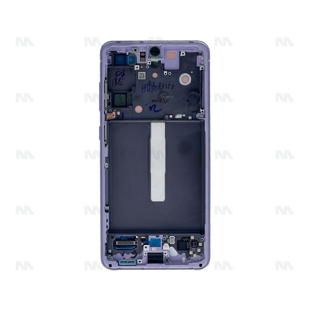 Samsung Galaxy S21 FE G990B Display And Digitizer With Frame Lavender Service Pack