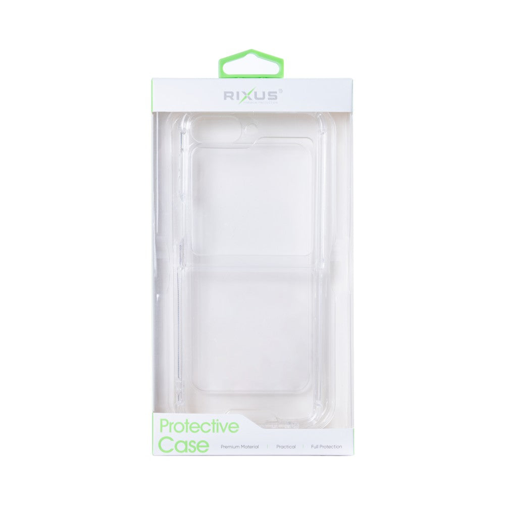 Rixus Anti-Burst Case For Samsung Galaxy Z Flip6 Clear