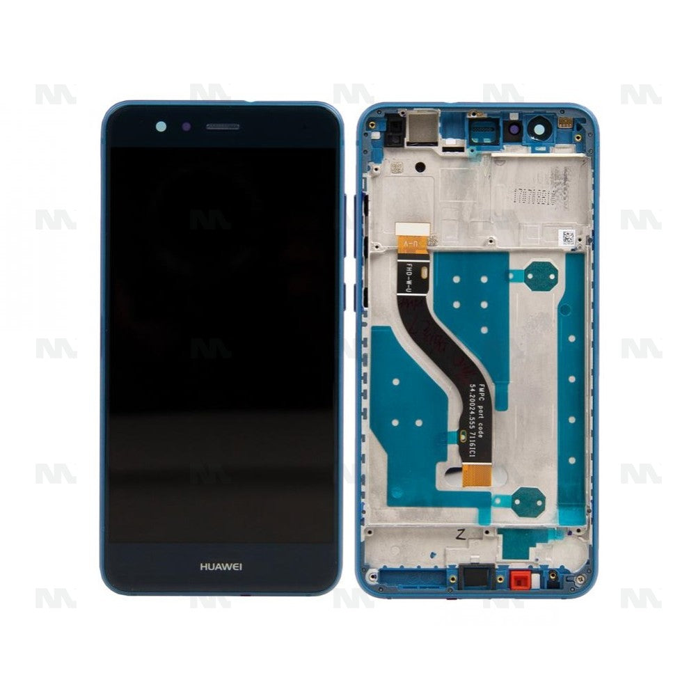 Huawei P10 Lite (WAS-L21) Display Blau mit Digitizer und Rahmen - Ersatzteil