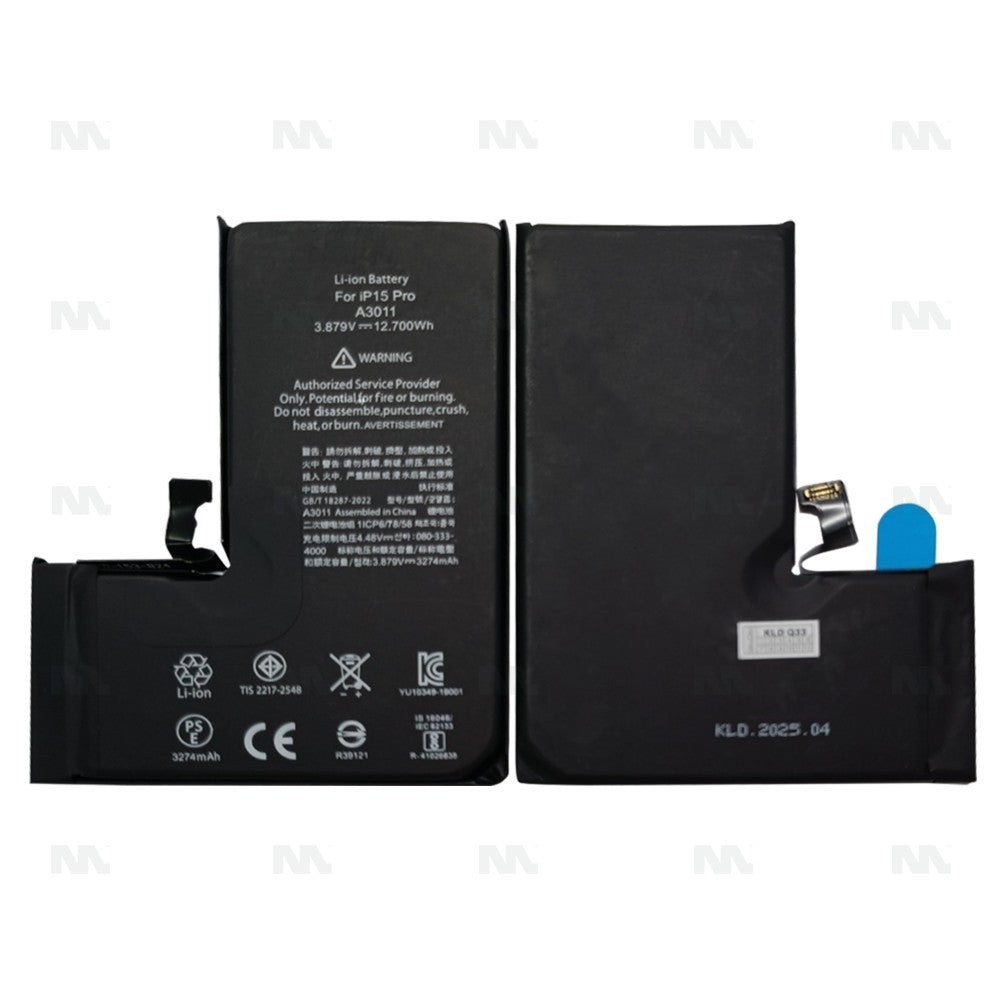 For iPhone 15 Pro Run Diagnostics Battery OEM