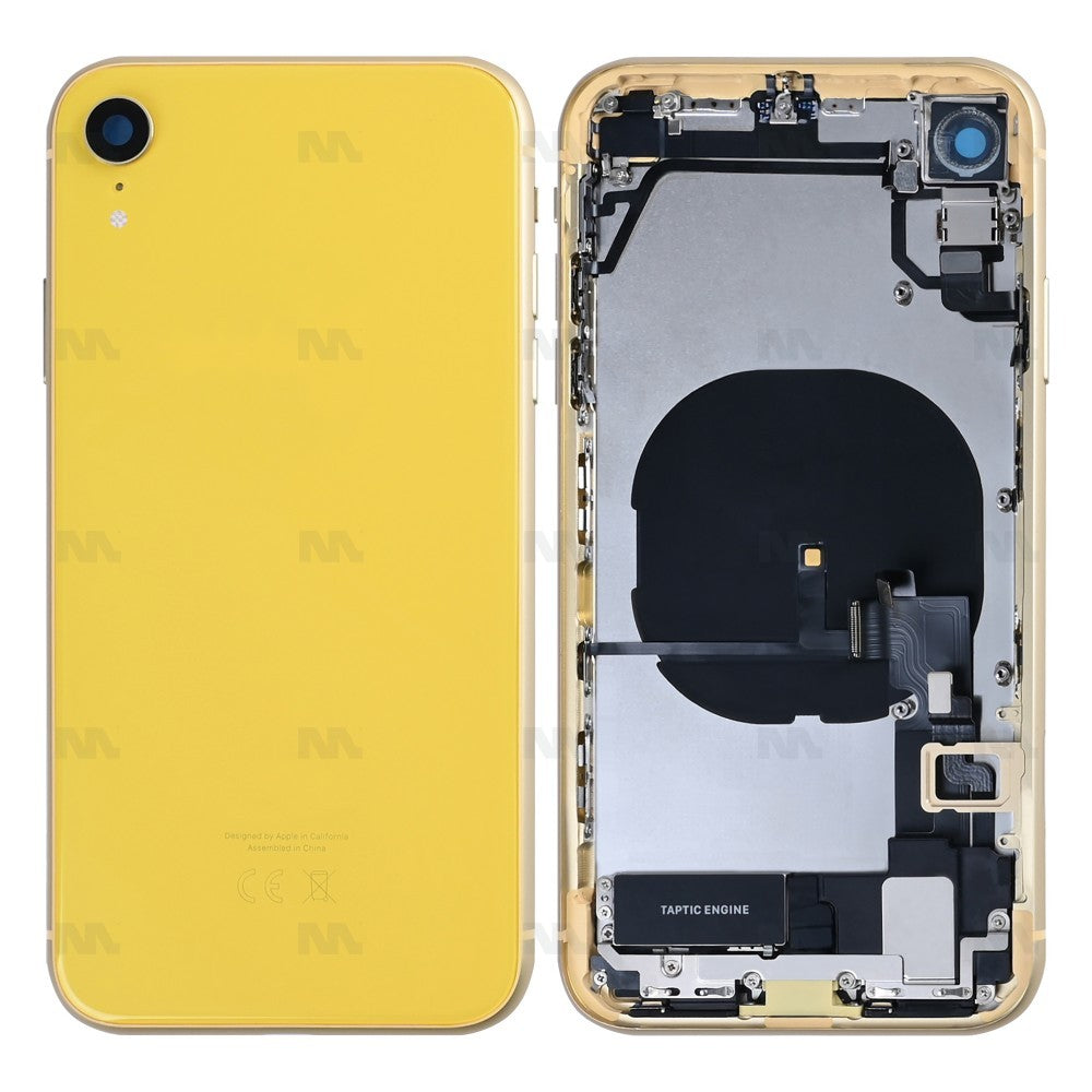 For Apple iPhone XR Housing With Small Parts Yellow Compatible