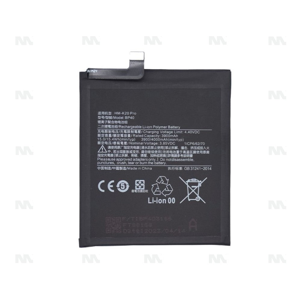 Xiaomi Mi 9T Pro,Redmi K20 Pro Battery BP40 OEM