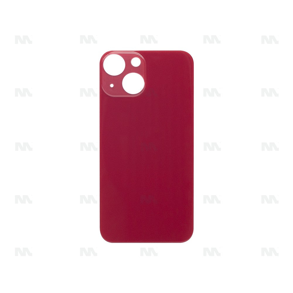 Vetro Extra Rosso per iPhone 13 Mini con Cornice Ingrandita della Fotocamera - Ricambio