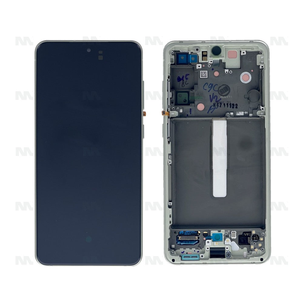 Samsung Galaxy S21 FE G990B Display And Digitizer with Frame Olive Service Pack