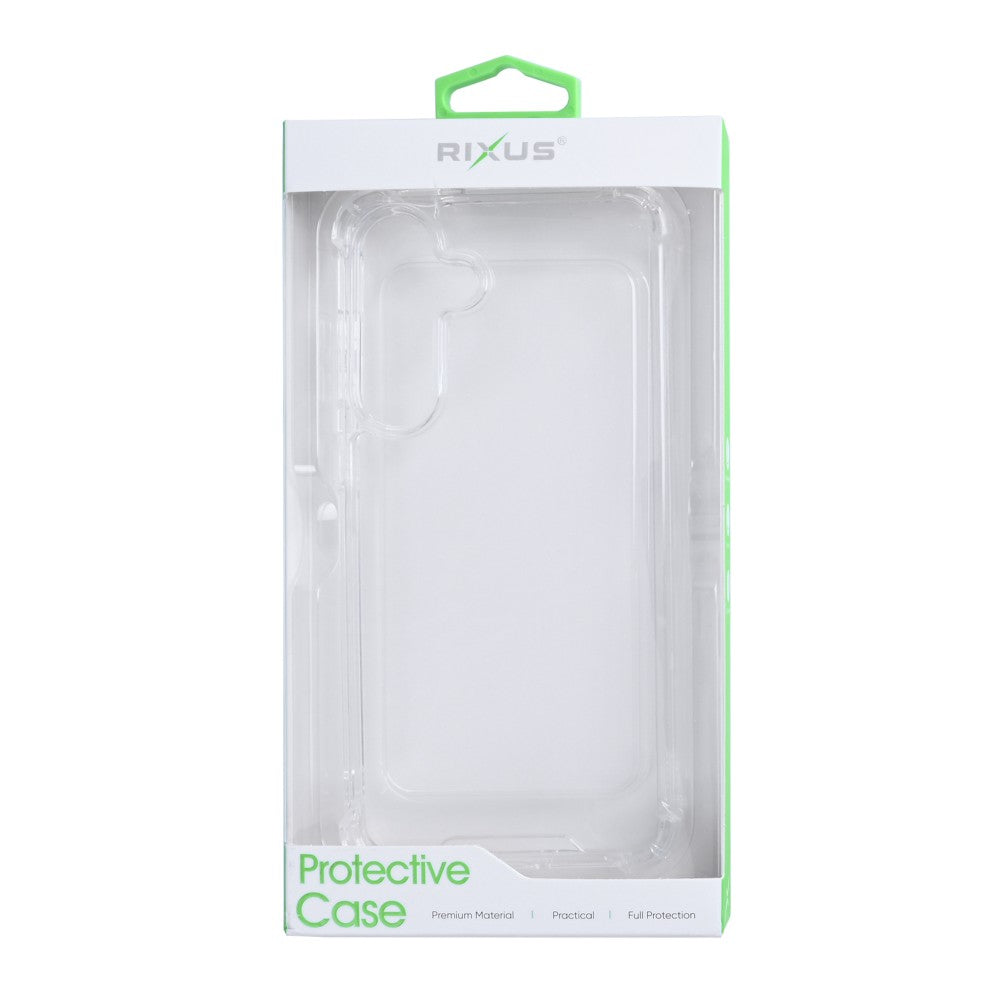 Capa Antirruptura Rixus Para Samsung Galaxy S25 FE Transparente - Estojo Protetor Substituição