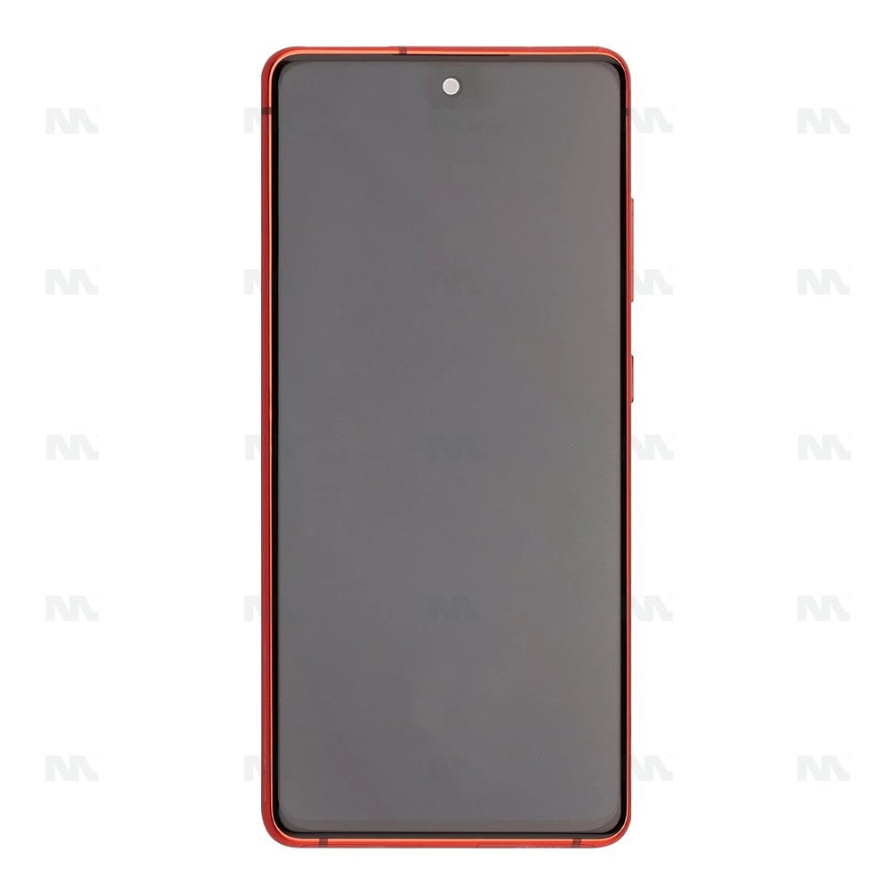 Samsung Galaxy S20 FE G780F, 5G G781B  Display And Digitizer With Frame Cloud Red Service Pack