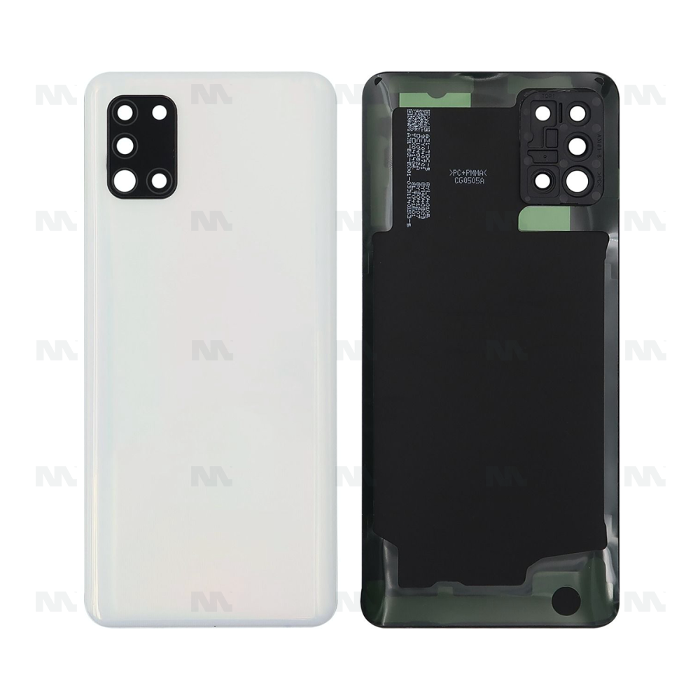 Samsung Galaxy A31 A315F Back Cover With Lens Prism Crush White OEM