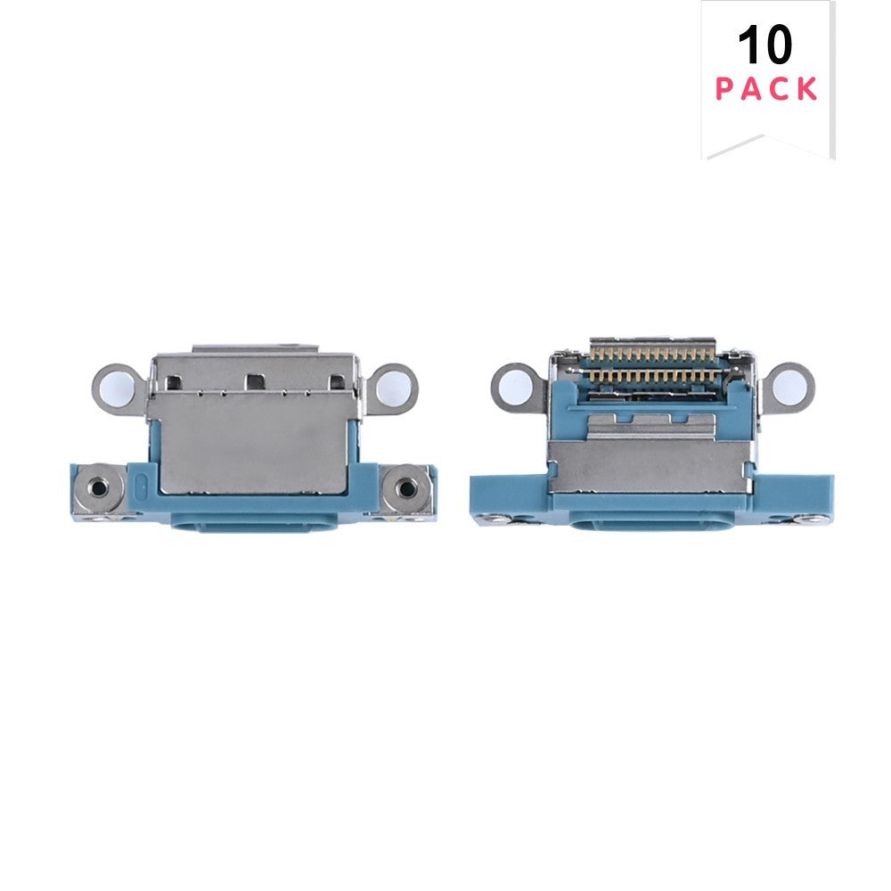 For Apple iPhone 16, 16 Plus System Charging Port Teal (10pcs)