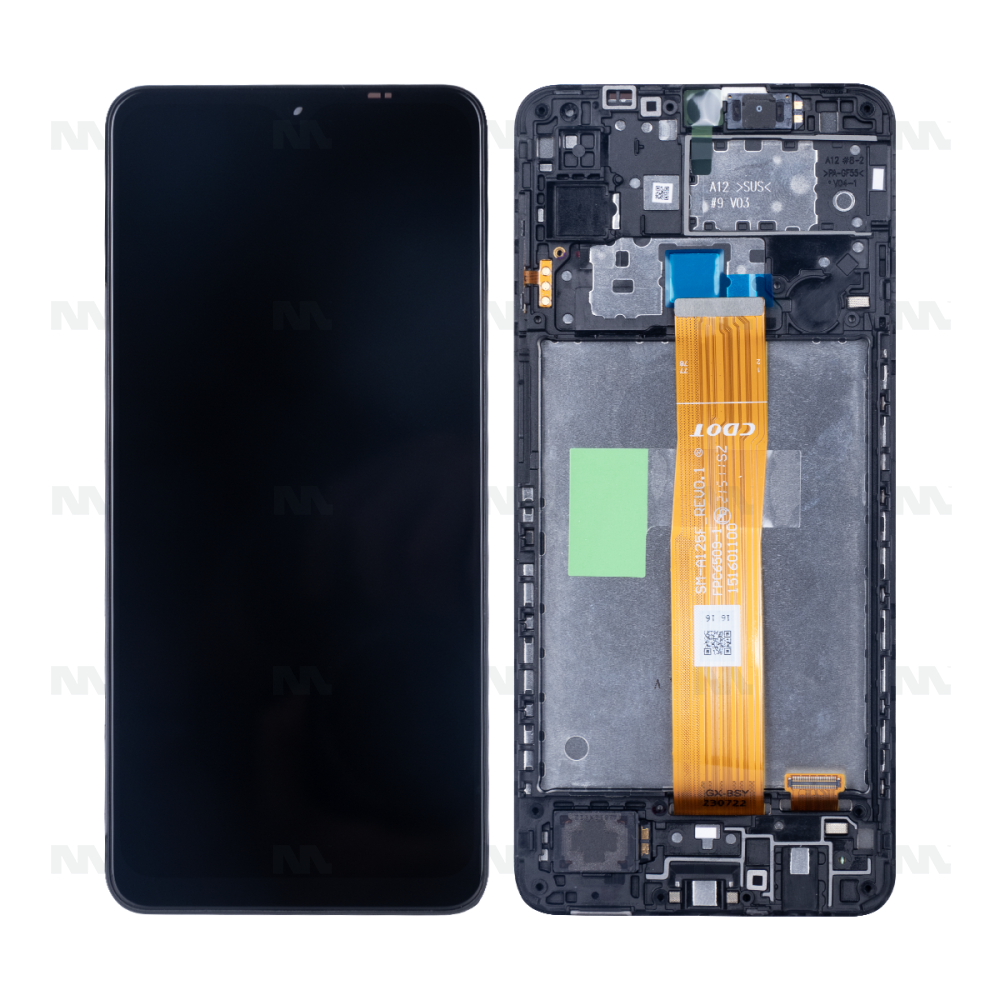 Komplettes Display Samsung Galaxy A12 2020 SM-A125 (GH82-24490A) Ersatzteil Schwarz