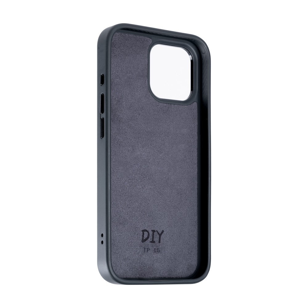 For iPhone 15 Smart Ink Phone Case Black