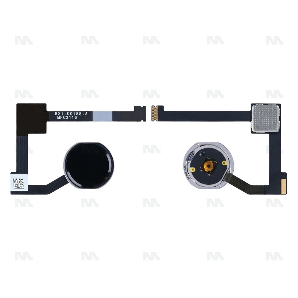 Nappe Flex Bouton Home Noir pour iPad Air 2 9.7 (2014) Pièce de Rechange