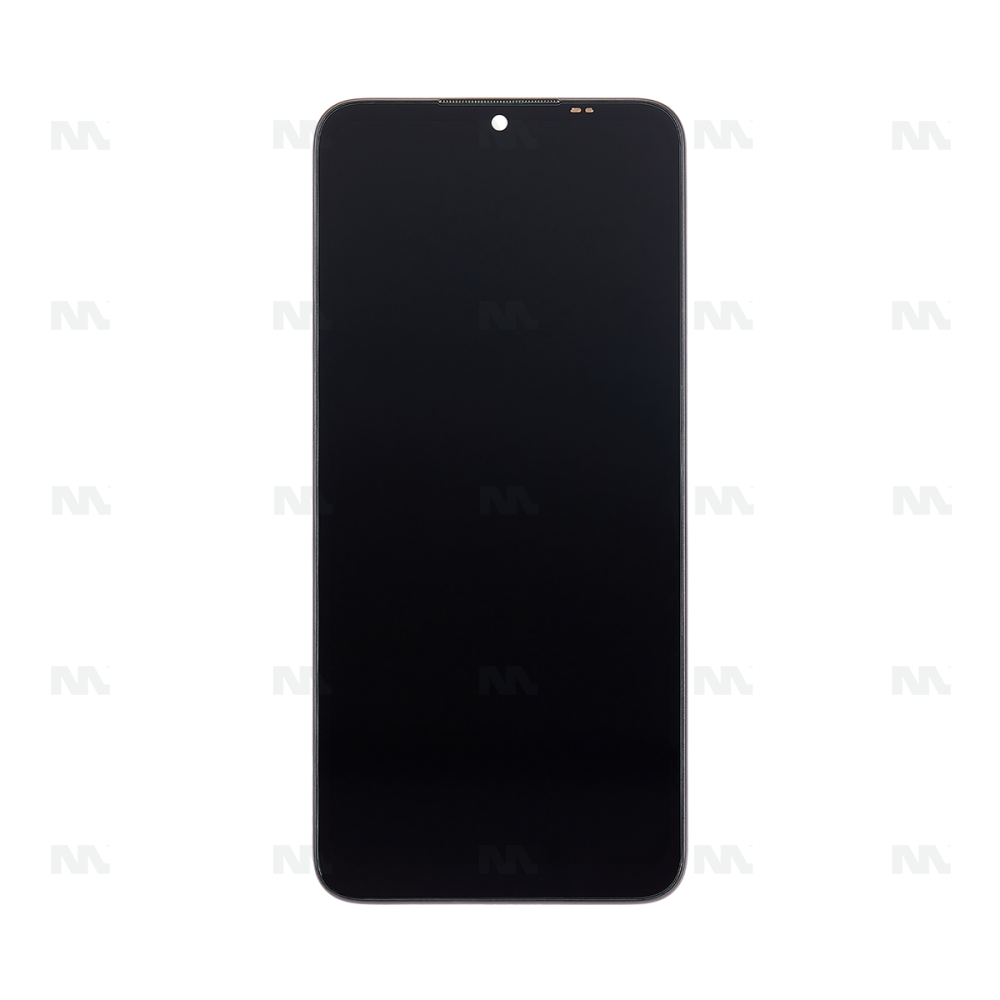 Xiaomi Redmi 9A, 9C Display And Digitizer With Frame Carbon Black Service Pack