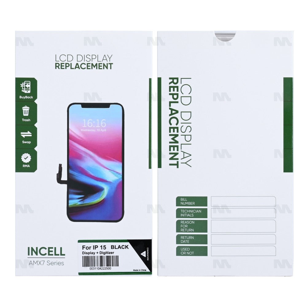 For iPhone 15 Display Top In-Cell