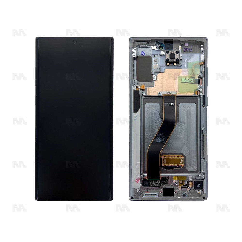 Samsung Galaxy Note 10 Plus N975F Display And Digitizer With Frame Aura Glow Service Pack