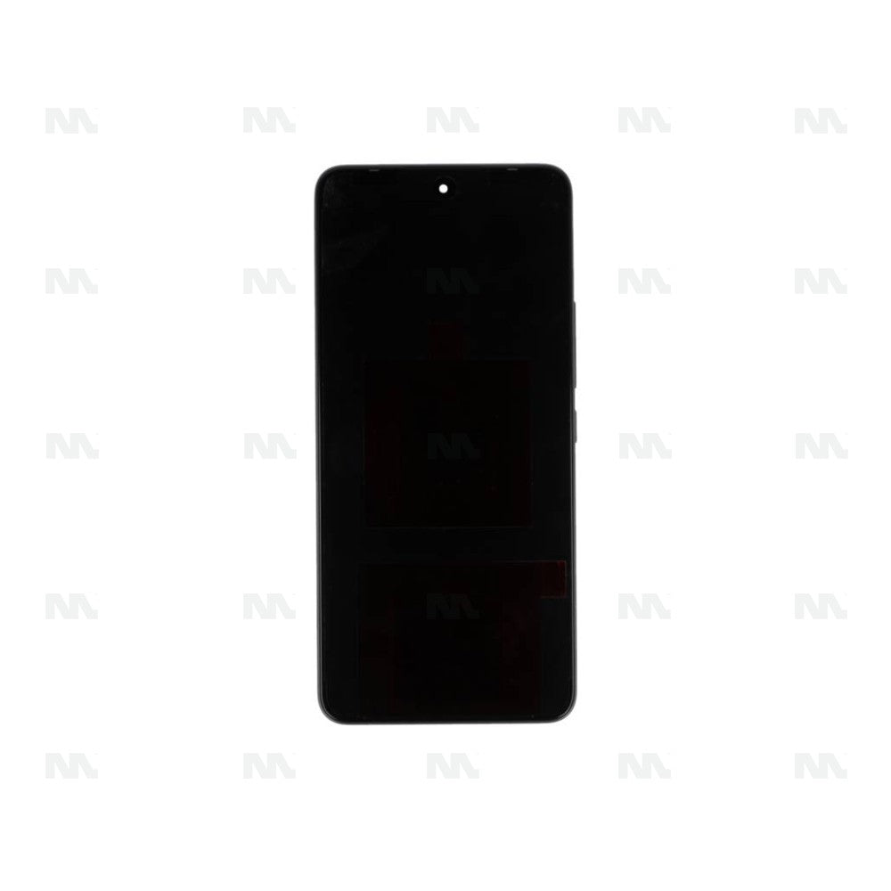 Xiaomi 12 Lite Display And Digitizer With Frame Black Service Pack