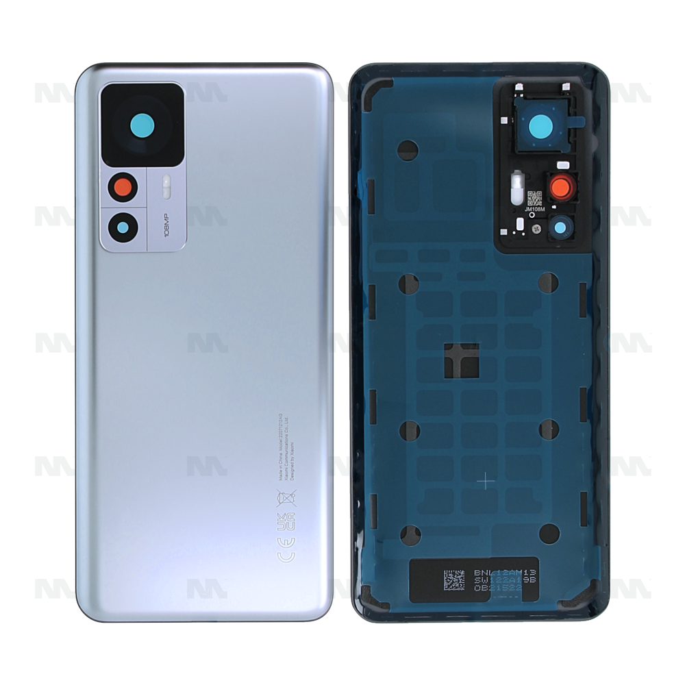 Xiaomi 12T Back Cover With Lens Silver OEM