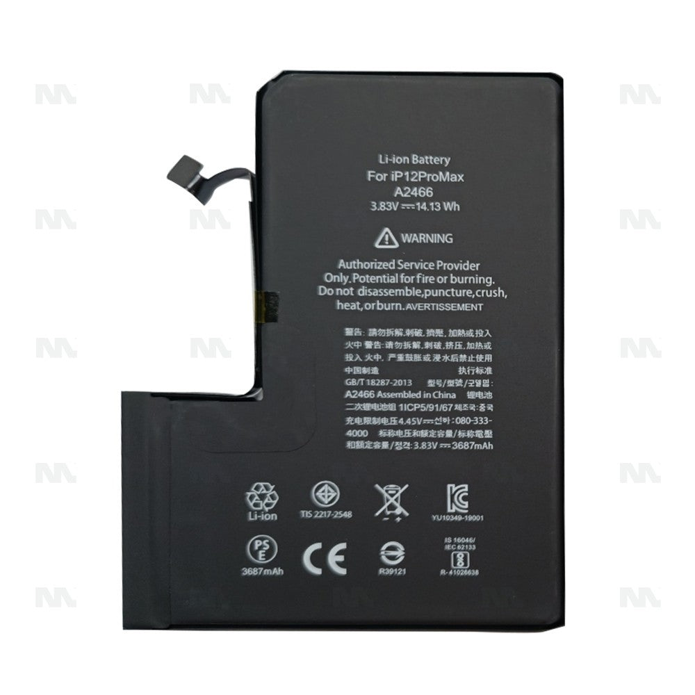 For iPhone 12 Pro Max Run Diagnostics Battery OEM