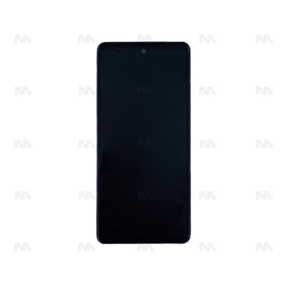 Display e Digitizer con Cornice Samsung Galaxy A72 A725F Ricambio Original Viola Kit Riparazione